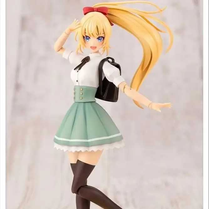 Фото В наличии: Оригинальная коллекционная фигурка Kotobukiya Saeki Ritsuka из ПВХ, 16 см, персонаж аниме, для демонстрации, Sousai Shojo Teie, декор для рабочего стола, подарок №4