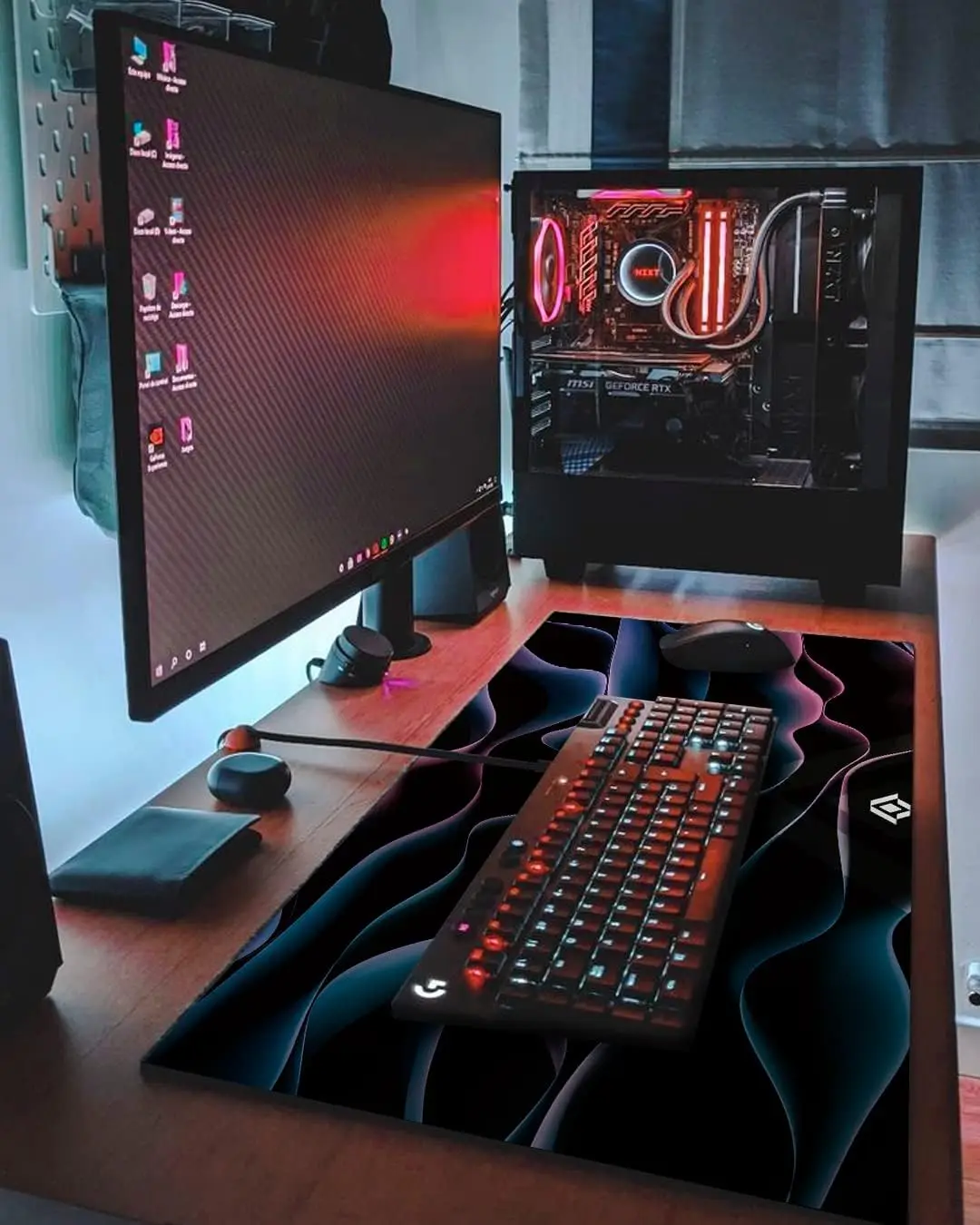 Игровой коврик для мыши с резиновой основой 35 4x15 7 Дюймов