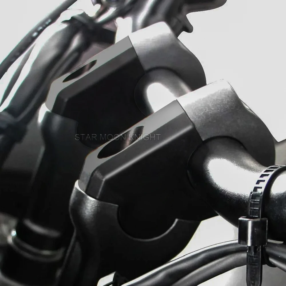 Зажим для подъема руля 28 мм HONDA NT1100 NT 1100 2022 2023 - Адаптер заднего с ЧПУ поднятый