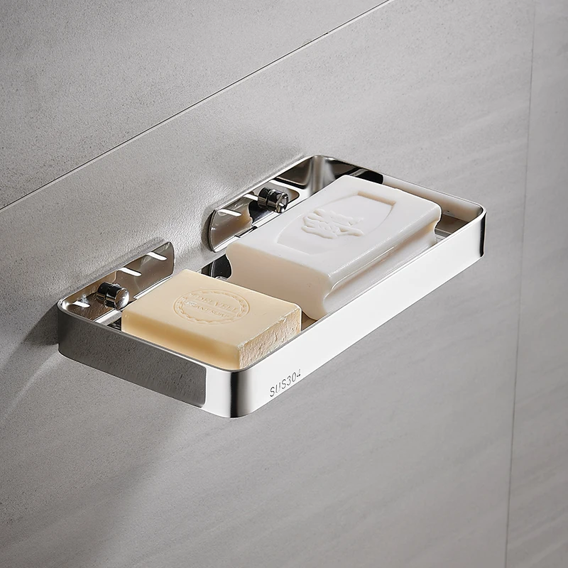 Держатель для мыла из нержавеющей стали XAOZO 304 настенный черный дренаж - купить по