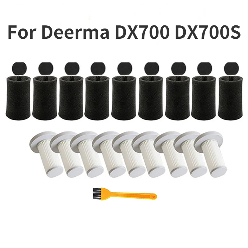 

Сменные детали для пылесоса Deerma DX700/DX700S, моющийся фильтр НЕРА, щетка для очистки, фильтрация