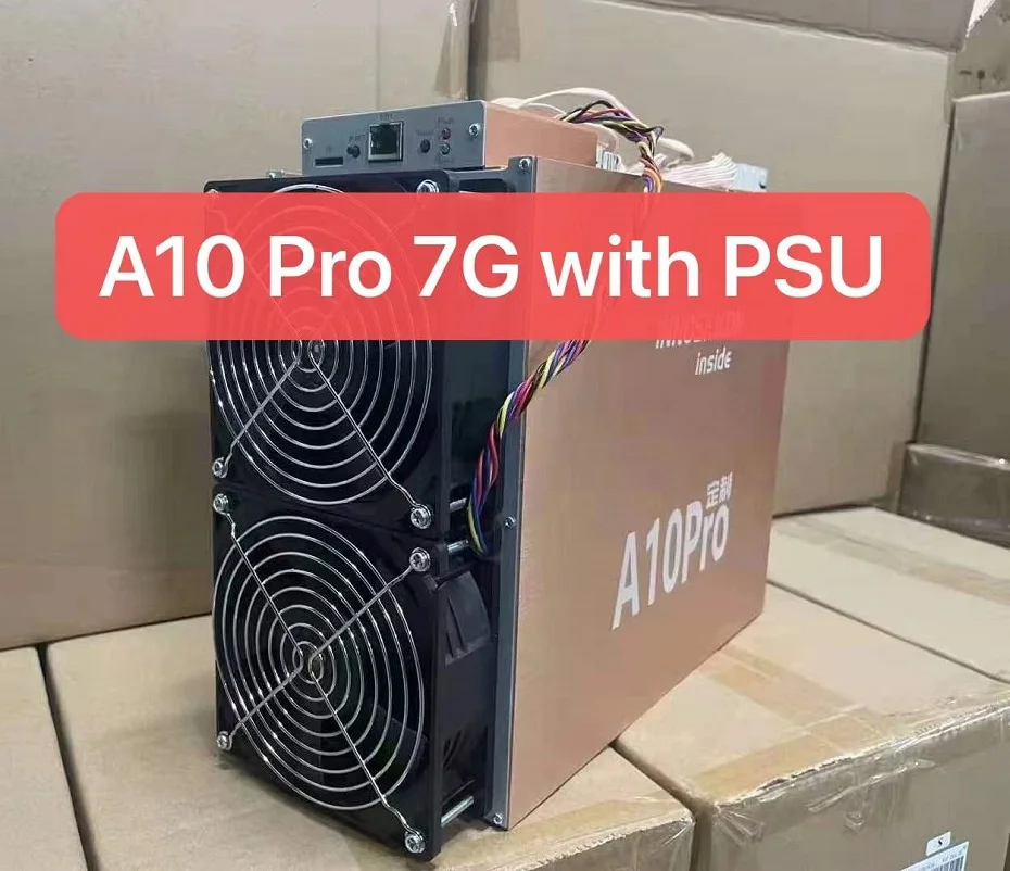 

INNOSILICON A10 Pro 720M Ethash miner With PSU ETC Miner better than PandaMiner B3 Antminer E3 S19 T19 S17 M31S M30S T3 A9+