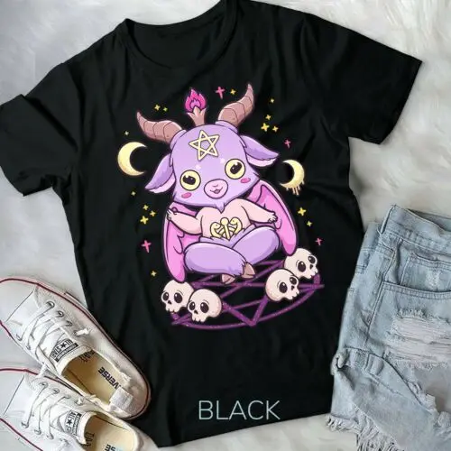 Kawaii Pastel Goth Cute жуткий Krampus-унисекс форма футболка