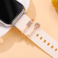 watchband charms funny tool decorative nails pendent charm ring jewelry accessories for apple bracelet charms for silicone strap