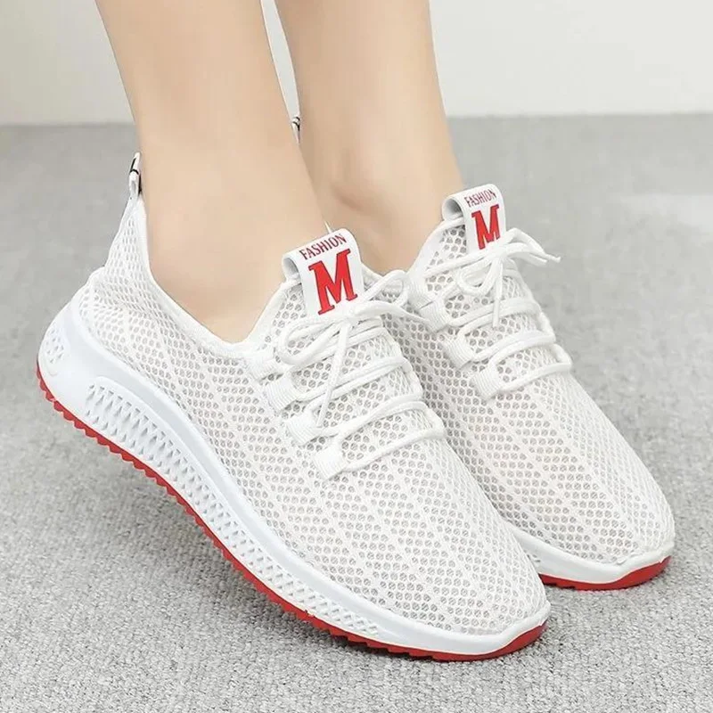 2022 Casual Sneakers Women's Mesh Cloth Shoes Shoes Fashion Korean Style Shoes