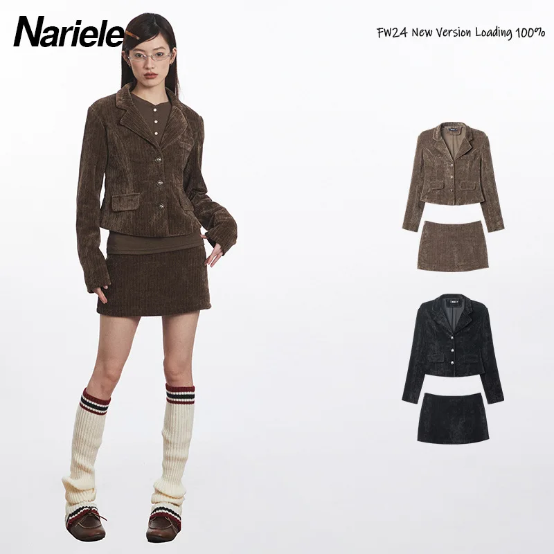 Женский короткий шерстяной жакет в стиле ретро европейском и американском