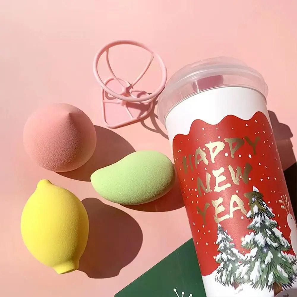 Лимонная Рождественская красота мягкая губка с манго спонж для макияжа BB крема