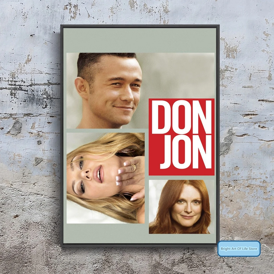 

Don Jon (2013) Movie Poster Cover Photo Canvas Print Wall Art Home Decor (Unframed)