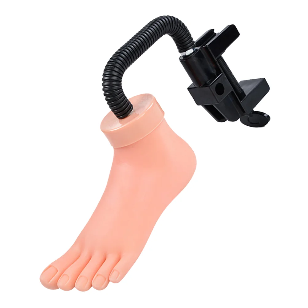 

Foot Nail Fake Practice Model Mannequin Training Display Manicure Manikin Feet Pedicure Tool Salon Silicone Hands Movable