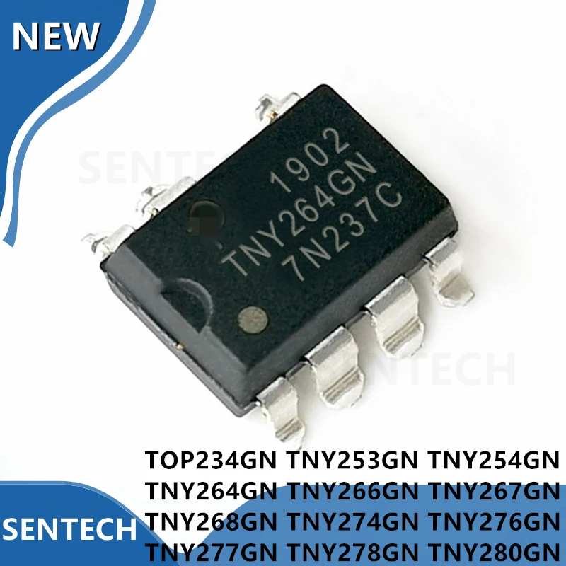 10 шт./лот TNY264GN TNY253GN TNY254GN TNY266GN TNY267GN TNY268GN TNY274GN TNY276GN TNY277GN TNY278GN TNY280GN TNY280GN TOP234GN SOP-7