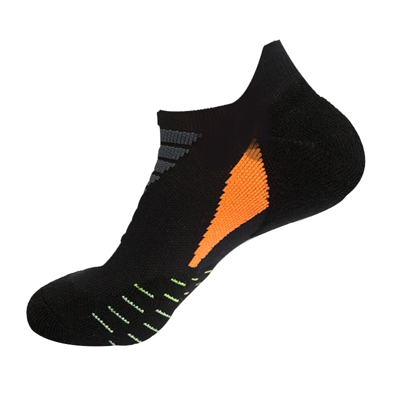 6 Pairs Men Summer Thin Socks Anti-slip Breathable No Sweat Sports Socks Basketball  Running Sock Athletic Ankle Socks Men