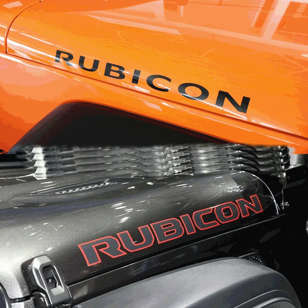 

(Buy one get one free) rubicon Car Hood Sticker For Jeep Wrangler