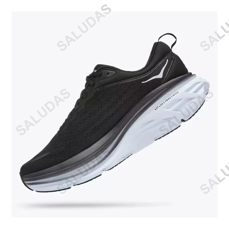 HOKA Men Sneakers Bondi 8 Lightweight Cushioning Outdoor Running Shoes Marathon Trail Running Shoes Elastic Women's Casual Shoes