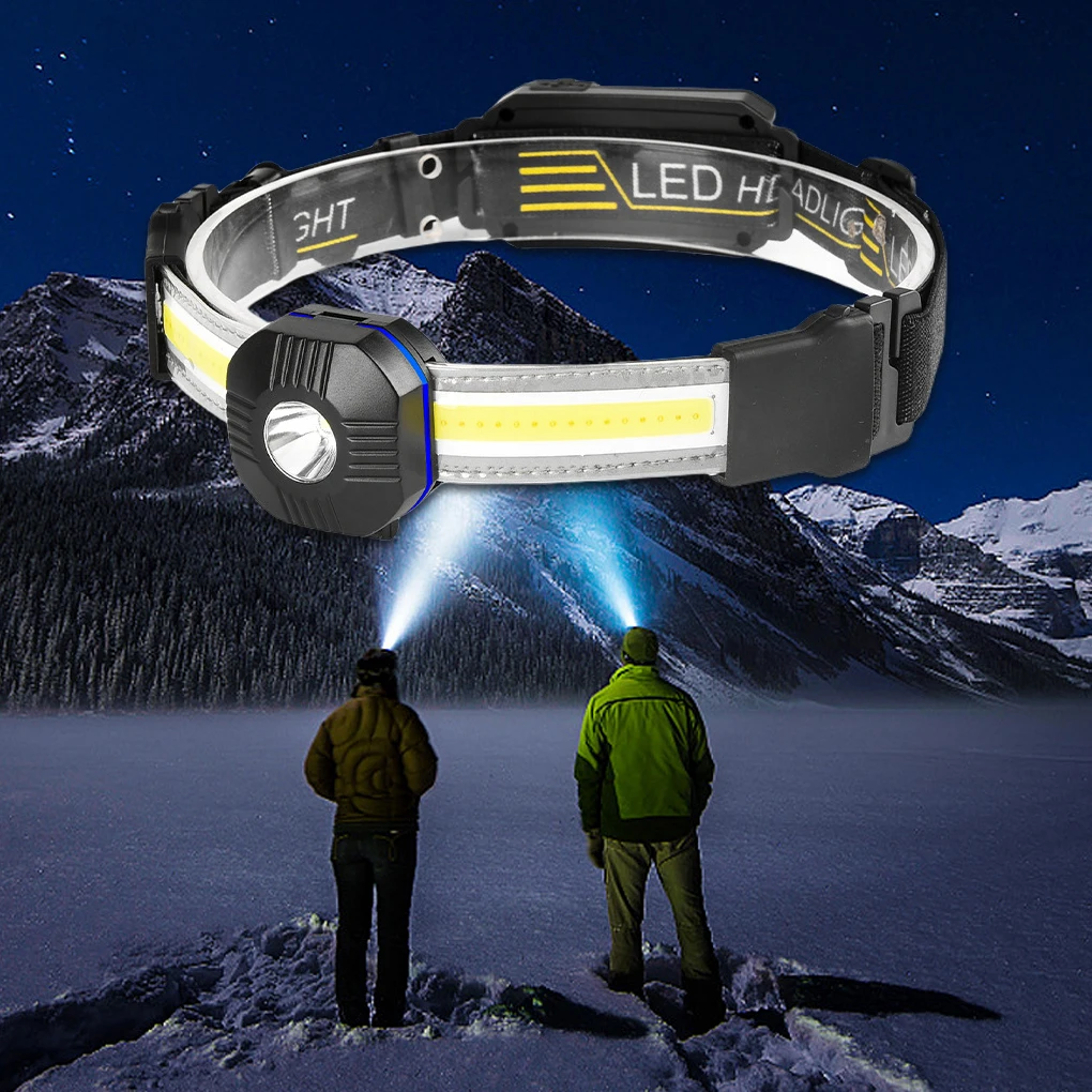 

Headlight 3 Mode Dimming XPG Rechargeable Headlamp Life Waterproof Repair Outdoor Night Headband Head Lamp Flashlight