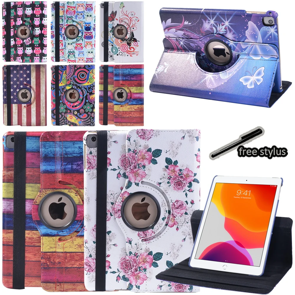 

360 Degree Rotating Tablet Case for Apple Ipad 8th Gen 2020/2018/Ipad 7th Gen/Ipad Air 3/Ipad Pro 10.5 Inch Stand Cover Case