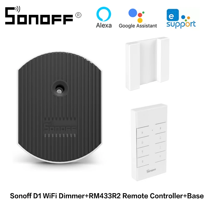 

Умный диммер SONOFF D1 с Wi-Fi и управлением через приложение EWeLink