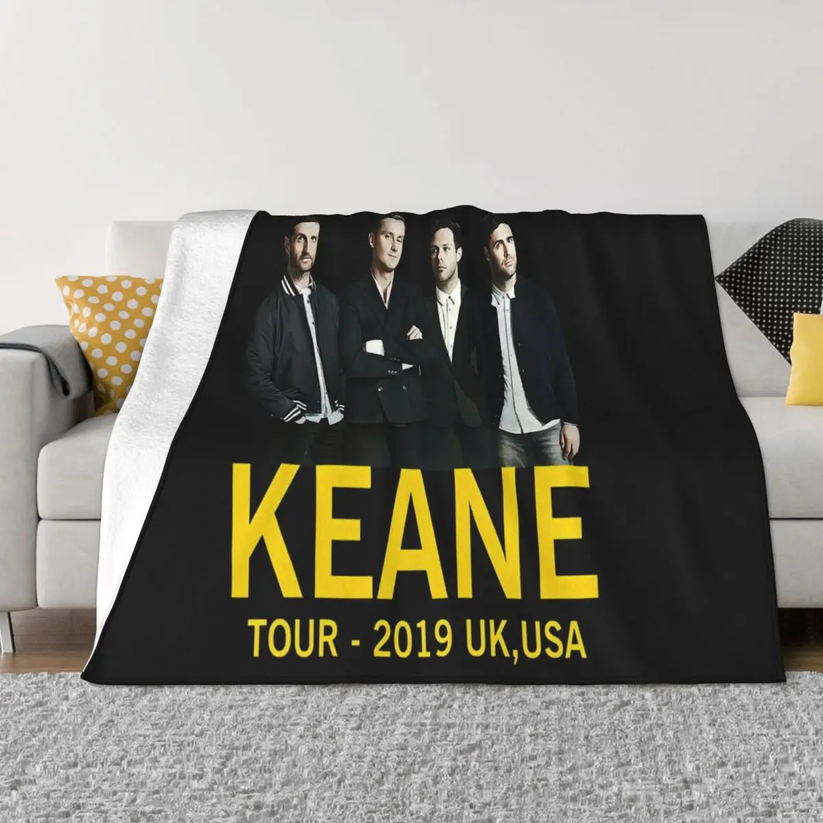 Keane Uk Tour Handbill Band R0Ck 2019 плед флис