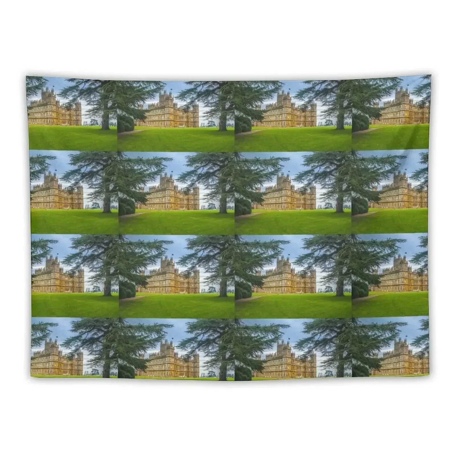 Downton Abbey - Castle Highclere Гобелен Настенный декор Обои Спальня Открытый на стену