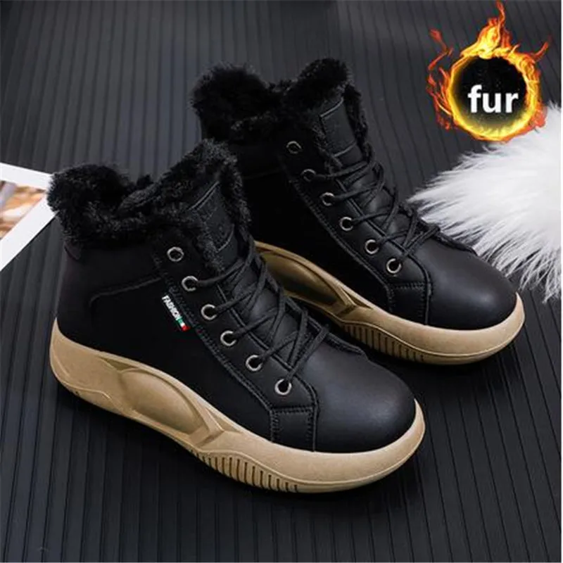 

Женские кроссовки из ПУ кожи, на толстой подошве