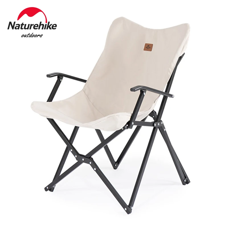 Naturehike Chair Camping Chair Removable Folding Chair Outdoor Aluminum Alloy Relax Chair Washable Picnic Hiking Fishing Chair