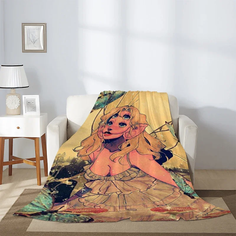 Мягкое одеяло с рисунком под заказ для офиса путешествий