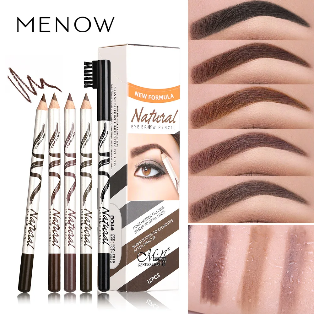

Eyebrow pencil thin eyebrow 12 waterproof five-color root clear eyebrow pencil does not take off makeup long-lasting WSYWZH 071