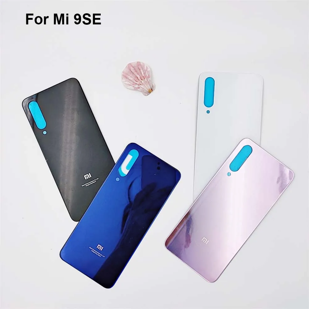 

Задняя крышка батарейного отсека для Mi 9se, Mi 9 SE, 3D стеклянный корпус, чехол для Xiaomi Mi9 SE, задняя крышка, замена и клейкая наклейка