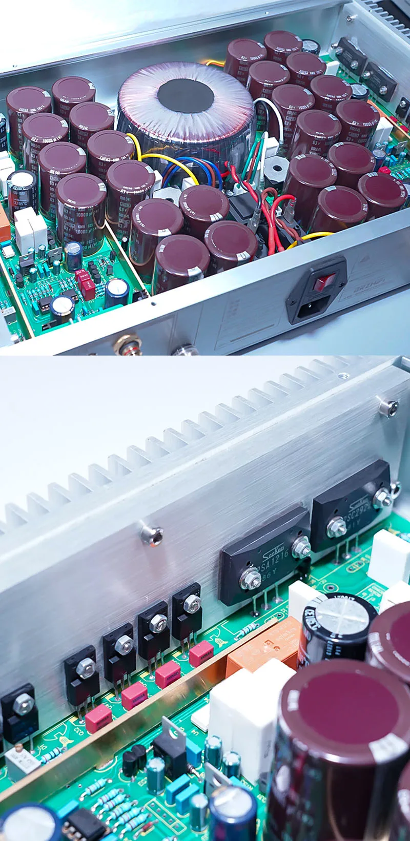 GZbotolave усилитель 933 класс AB 120 Вт * 2 Sanken 2sc2922 2sa1216