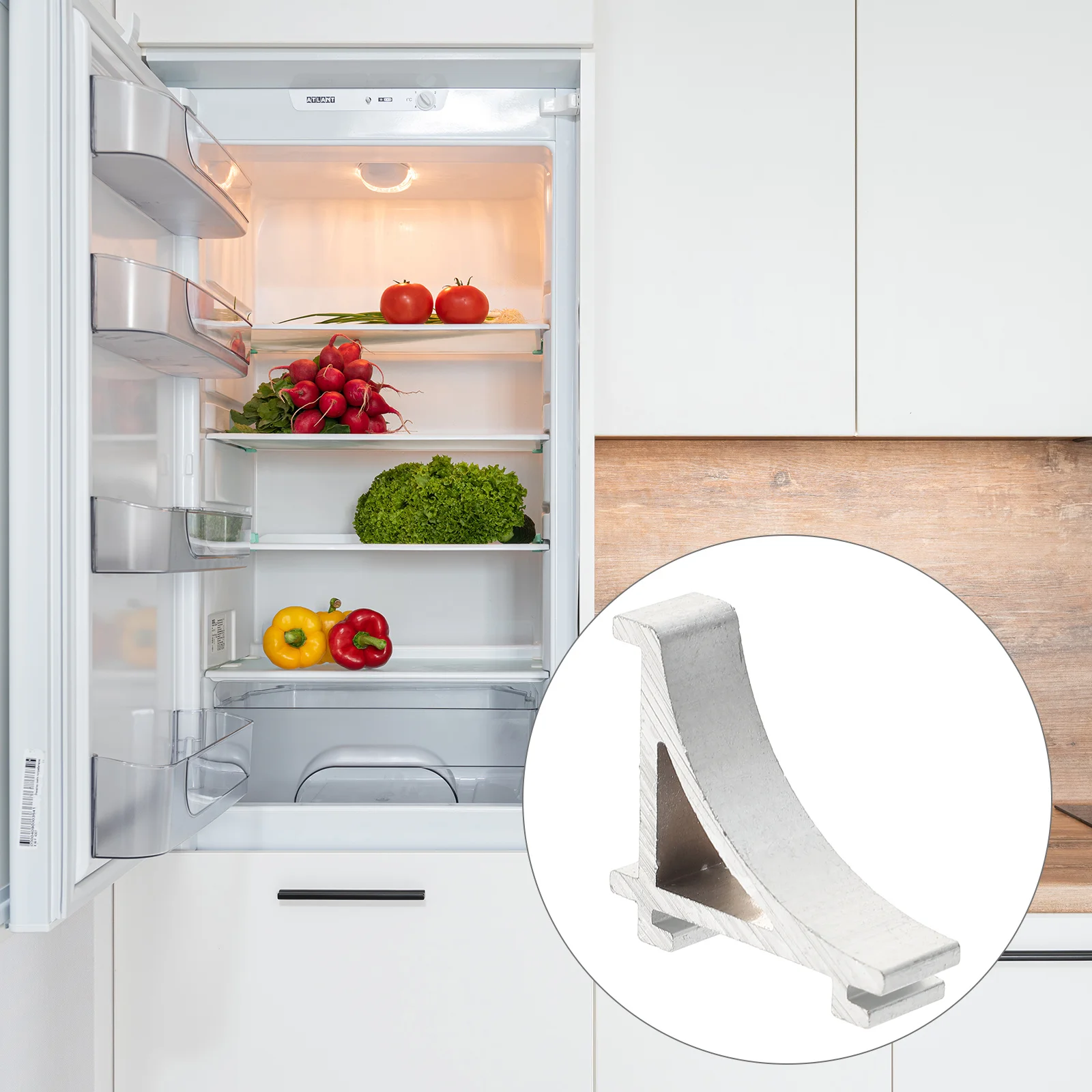 

Shelf Clips Freezer Cooler Support Refrigerator Hookssquare Metal Replacement Fridge Clip Buckles Accessories Part Commercial