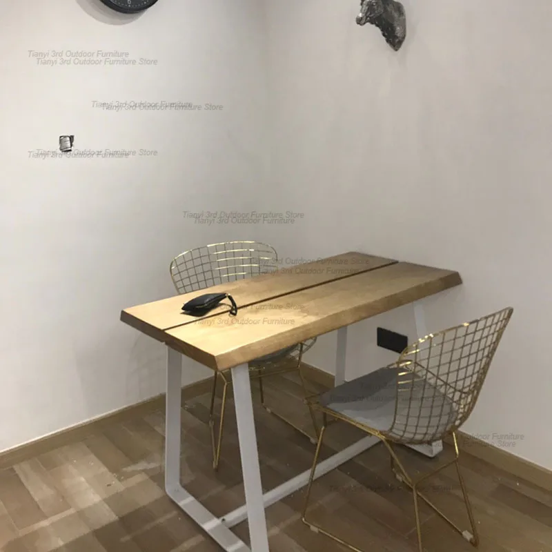 Минималистичный дизайн обеденный стол в скандинавском стиле кофейный