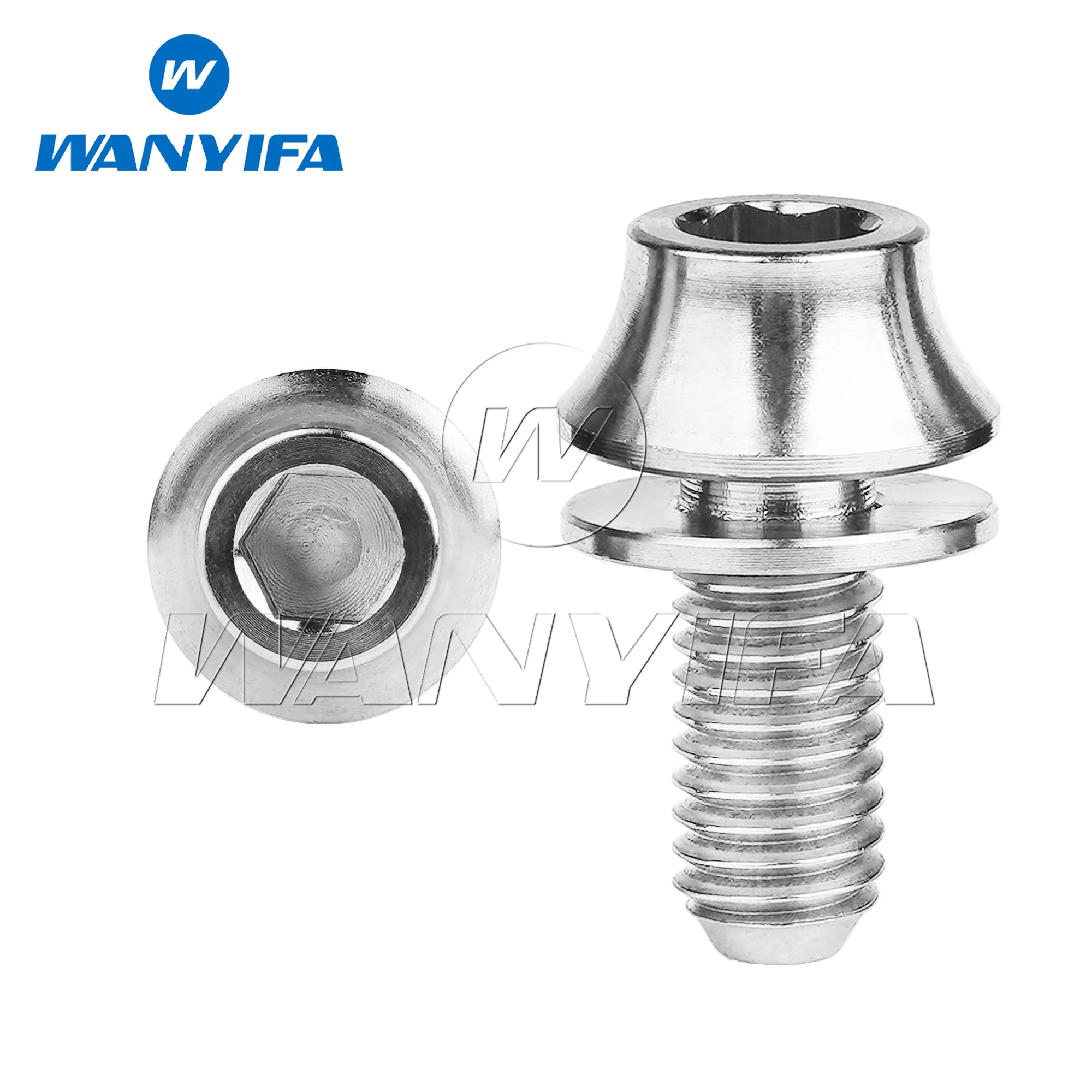 

Титановый болт Wanyifa M5x12 мм, клетка для бутылки с водой для велосипеда, крепежная шестигранная корзина с шайбами для дорожного горного велосипеда, 10 шт./15 шт.