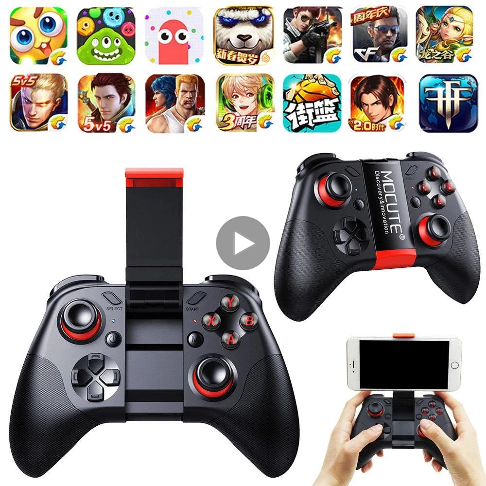 

Controller For Cell Phone Mobile PC Android TV Box Gamepad Trigger Cellphone Bluetooth Game Control Gaming Smartphone Joystick