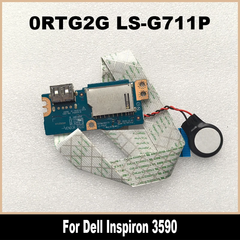 0RTG2G LS-G711P новый оригинальный для ноутбука DELL Vostro 3580 3590 USB плата переключателя CN-0RTG2G