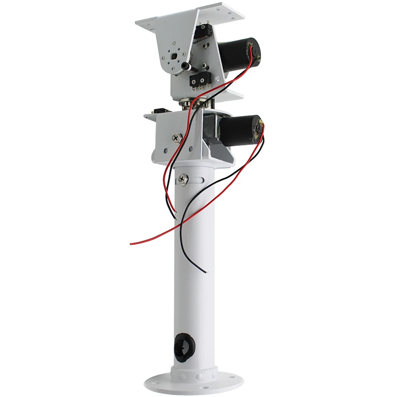 

DIY DC Двухосевой Pan Tilt Солнечный робот слежения и мониторинга Тяжелая нагрузка Высокий крутящий момент Цельнометаллический X-ось Y-ось Червячный мотор-редуктор