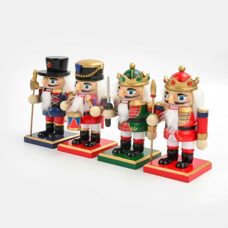

Decorative Christmas Dwarf Fat Nutcrackers Soldier Home Bar Bookshelf Party