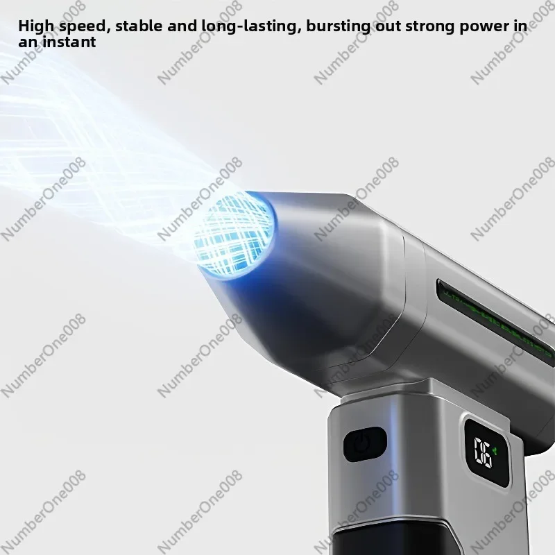 Фото Портативный USB-вентилятор Luowei C2 2-в-1: турбонаддув и высокоскоростное всасывание, мощный ветер, многофункциональный мини-вентилятор №3