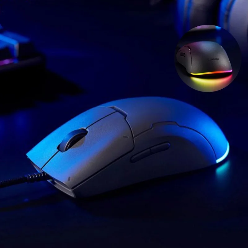 

Игровая мышь с RGB светильник кой, 220 дюйма, 400-6200 DPI, 5 скоростей