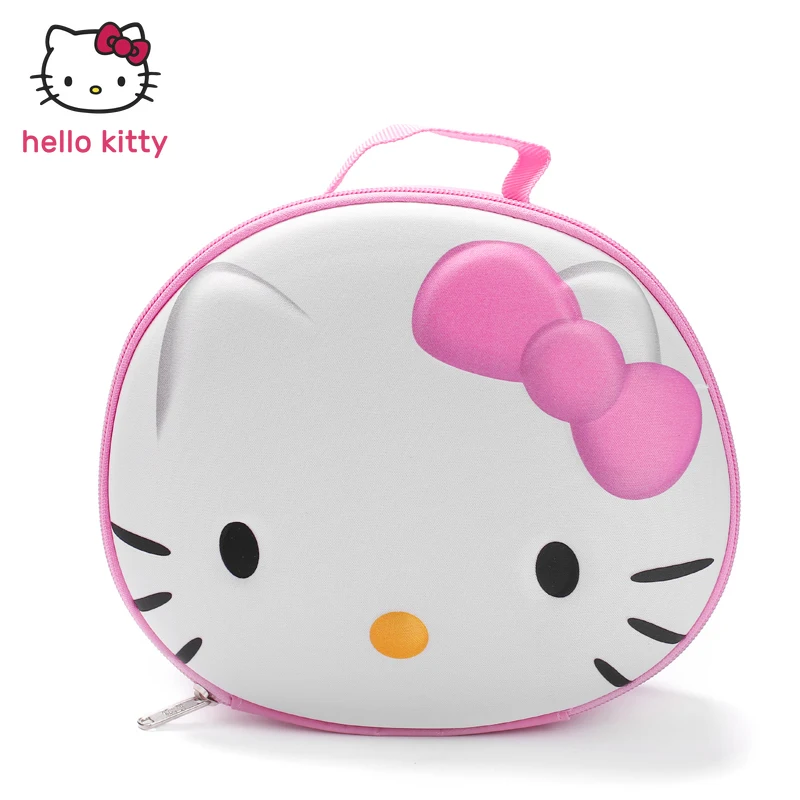

Sanrio, мультяшная сумка для макияжа Hello Kitty, милый кошка для хранения, сумка для макияжа, дорожная сумка-тоут для макияжа