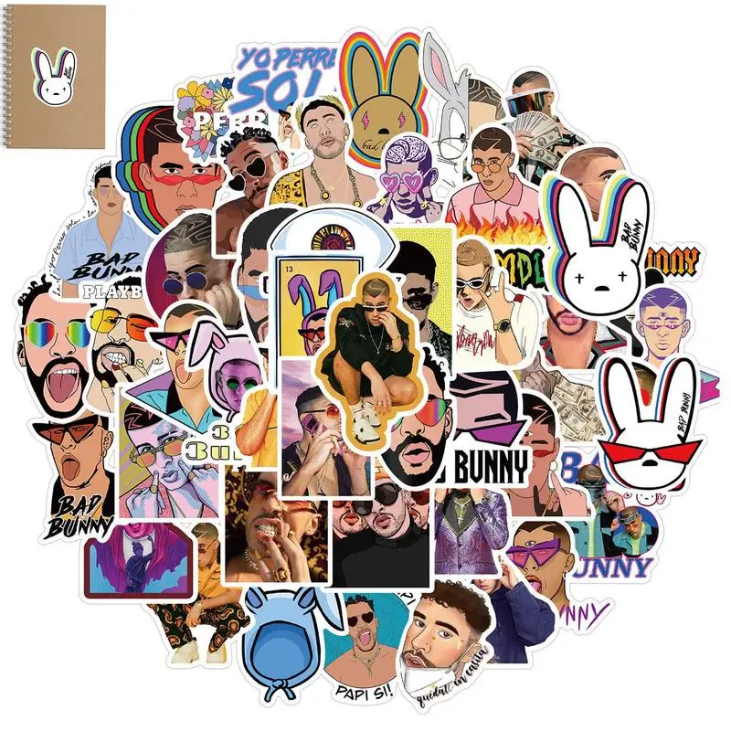 

Stickers Pack 50Pcs Various Shapes Waterproof Laptop Stickers For Teens Easy To Tear Off Reusable Decal Stickers For Women