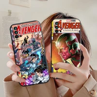 marvel comics phone case for xiaomi redmi 7s 7 7a note 7 pro shockproof soft coque luxury ultra protective back black tpu funda