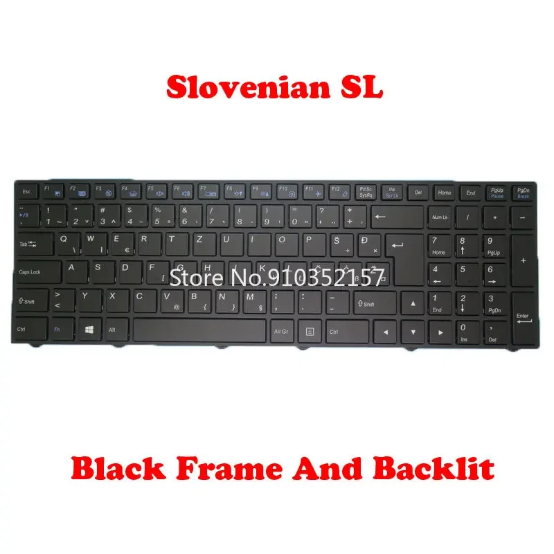 Клавиатура RTDPART NB50 с подсветкой для CLEVO