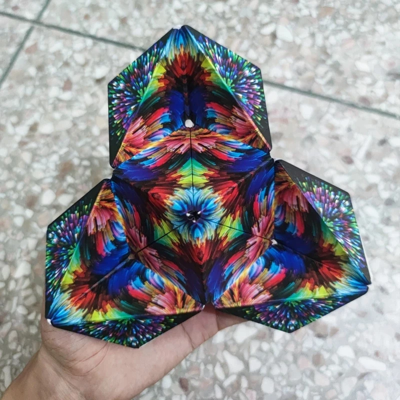 

3D Changeable 72 Shapes Magnetic Magic Cube Anti Stress Square Toys Hand Spinner Educational Puzzle Toys Home Decoration Crafts