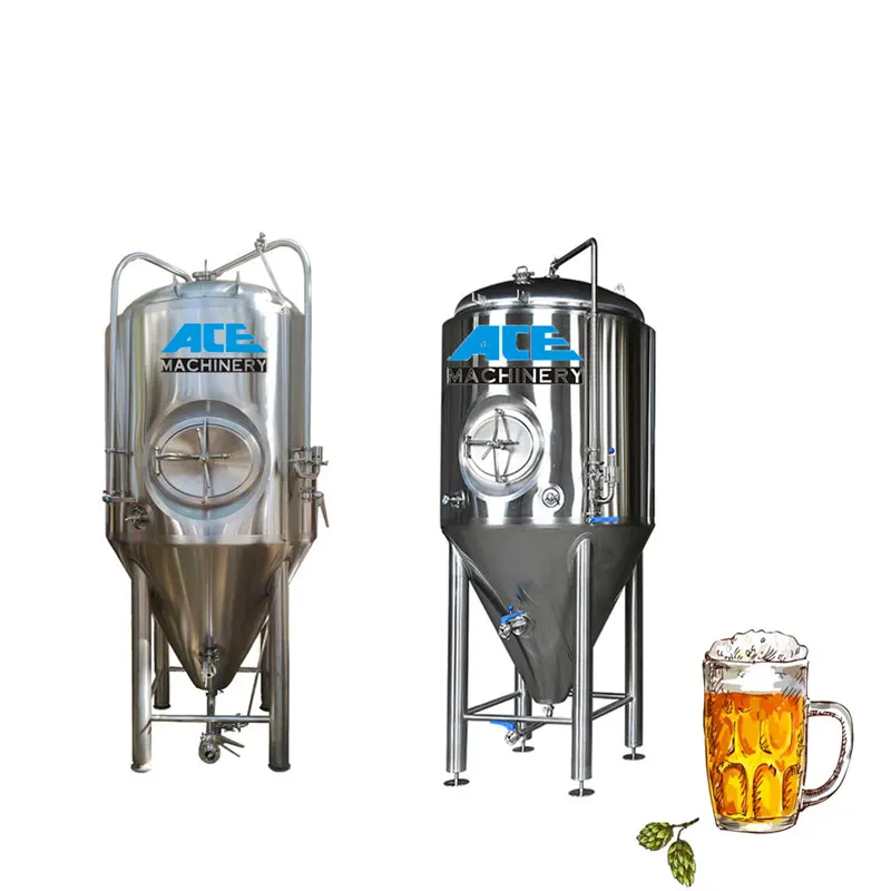 

1000L 2000L 3000L 5000L 10000L 20000L Stainless Steel Jacketed Conical Beer Fermenter Tank