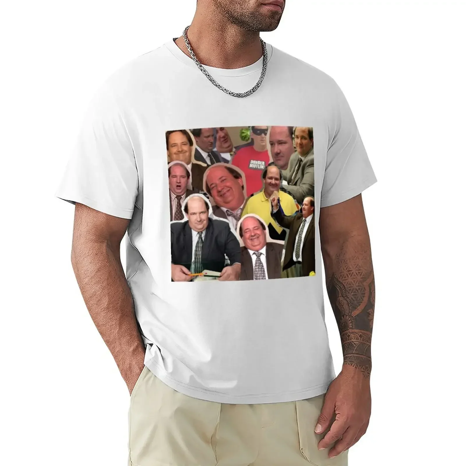 Футболка для офиса Кевина Малона-Брайана баумгартнера мужская одежда спортивная