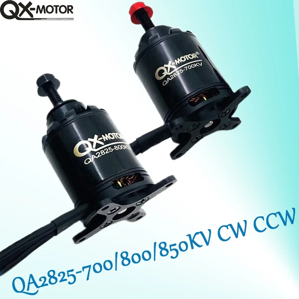 QX-MOROT QA2825 бесщеточный двигатель 700KV 800KV 850KV CW/CCW оснащенный 60A ESC подходит для