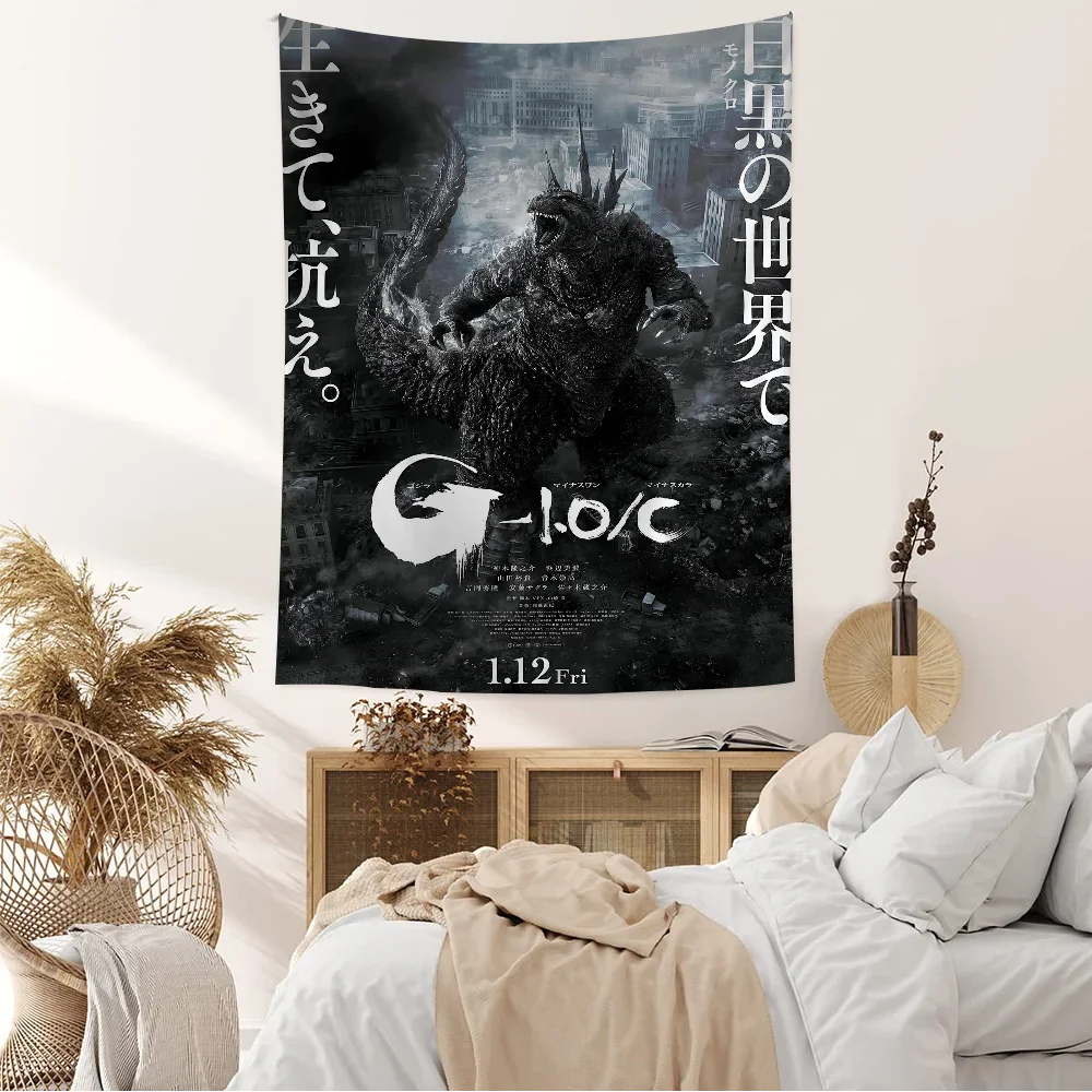 G-Godzilla минус один монстр фильм аниме гобелен подвесной Таро хиппи настенные