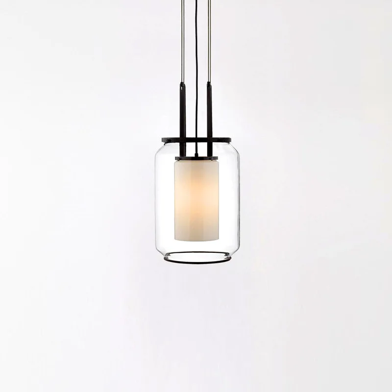 

New Chinese Creative Glass Living Room CHANDelier Sofa TV Background Art Dining Restaurant Bar Designer Bedroom Decorative Light