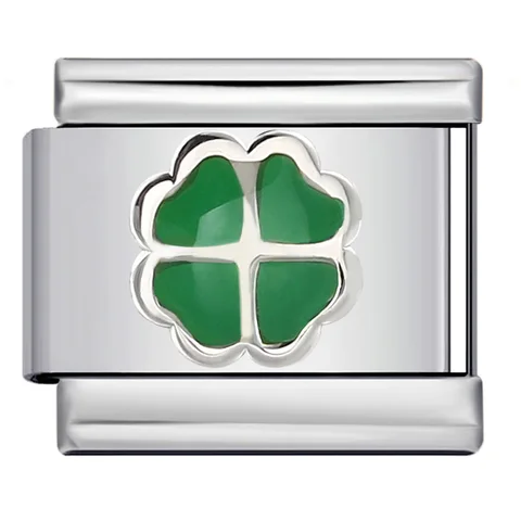 Шармы MoBuy из нержавеющей стали зелёного цвета