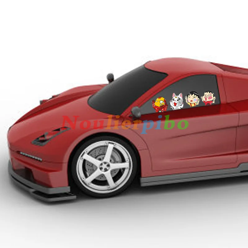 

Cartoon Classic Hit Glass Funny Decal Kakashi for Car Glass Motorcycle Laptop Cute Girly PVC Vinyl Waterproof Decal
