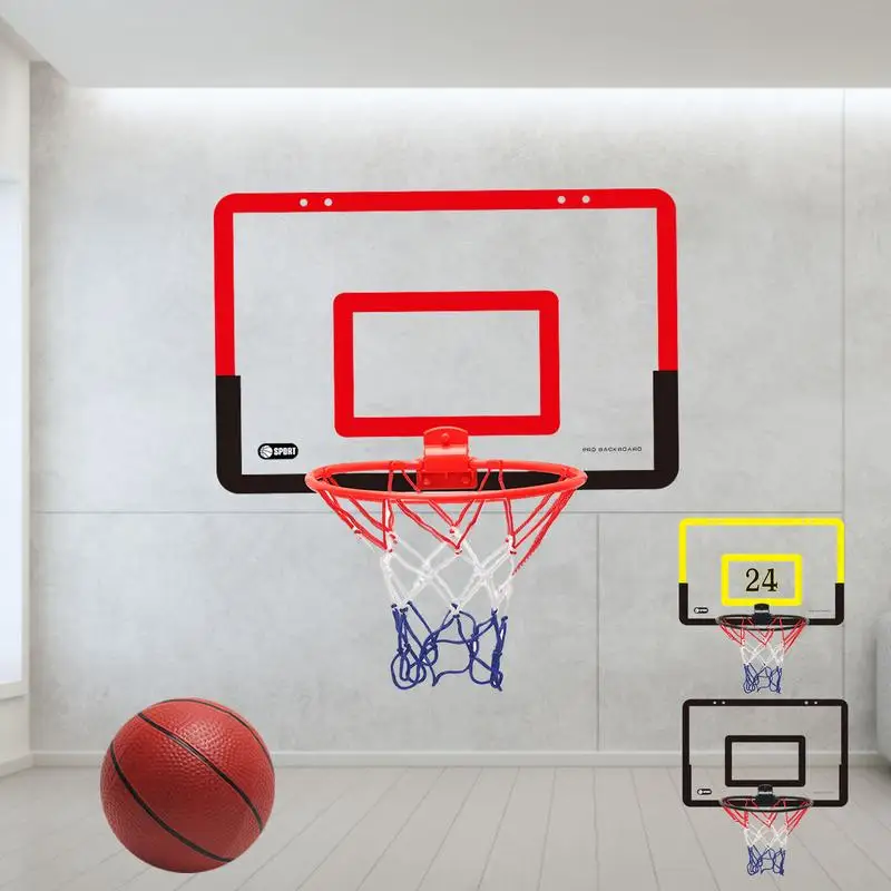 

Kids Mini Basket Ball Board Toy Set Children Hanging Basketball Hoop Indoor Door Wall Mounted Shot Sport Trainer Toy Boy Gift